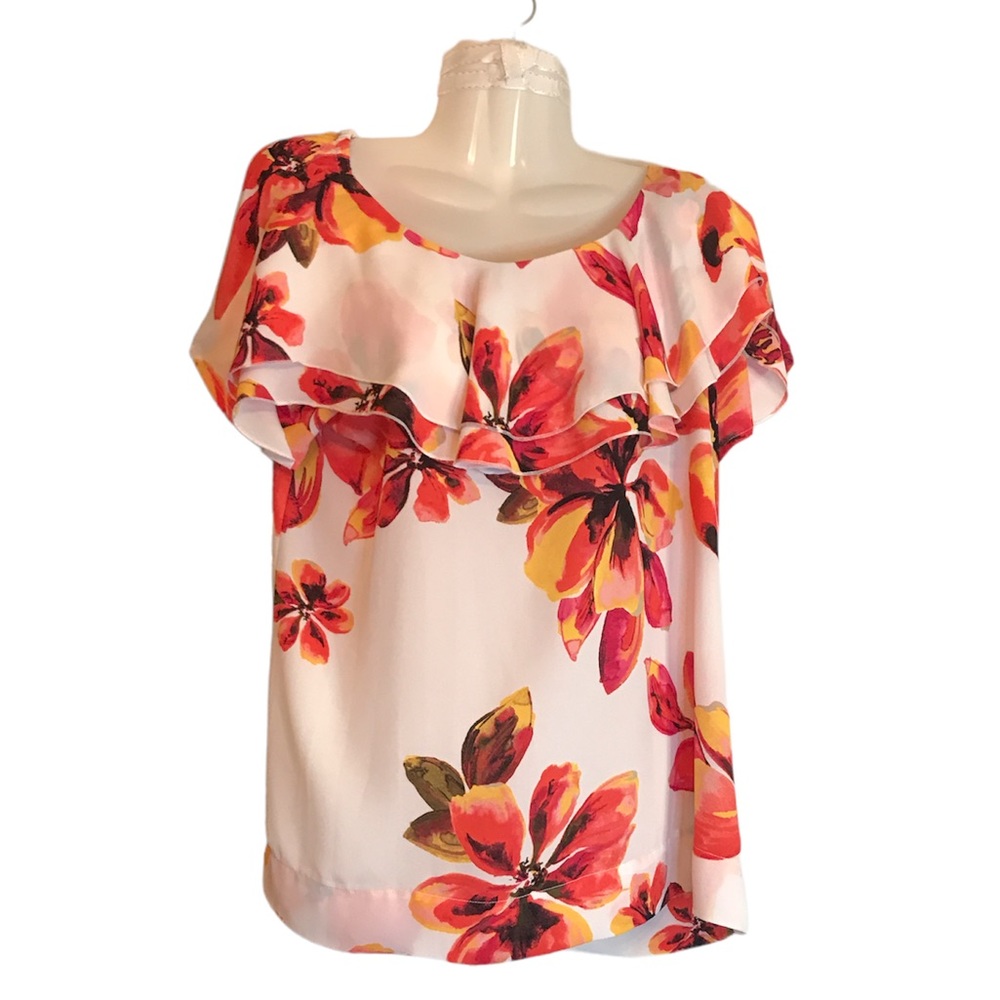 Women’s Rafaella floral blouse